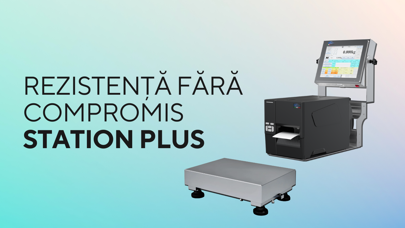 Stație cântărire și etichetare manuală – soluția inteligentă pentru producția modernă