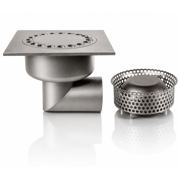 Sifon pardoseală inox evacuare orizontală